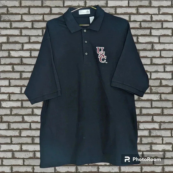 Munsingwear USC Navy Blue Polo Large - Picture 1 of 7